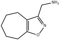 {4H,5H,6H,7H,8H-cyclohepta[d][1,2]oxazol-3-yl}methanamine 结构式