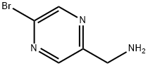 5-溴-2-(甲基氨基)吡嗪 结构式