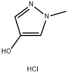 1-甲基-1H-吡唑-4-醇盐酸 结构式