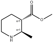 Methyl trans-2-methyl-piperidine-3-carboxylate 结构式