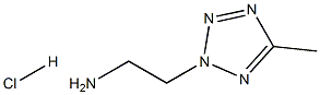 2-(5-甲基-2H-1,2,3,4-四唑-2-基)乙-1-胺盐酸盐 结构式