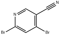 4,6-二溴烟腈 结构式