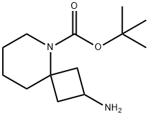 tert-butyl 2-amino-5-azaspiro[3.5]nonane-5-carboxylate 结构式