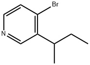 4-Bromo-3-(sec-butyl)pyridine 结构式