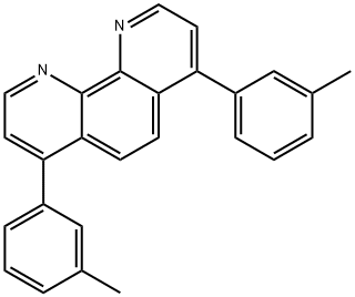 4,7-双(3-甲苯基)-1,10-邻菲啰啉 结构式