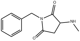 1-benzyl-3-(methylamino)pyrrolidine-2,5-dione 结构式