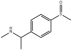 [1-(4-methanesulfinylphenyl)ethyl](methyl)amine 结构式