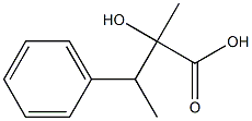 2-hydroxy-2-methyl-3-phenylbutanoic acid 结构式