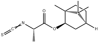 endo-(1S)-bornyl (S)-2-isothiocyanatopropanoate 结构式