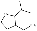 [2-(propan-2-yl)oxolan-3-yl]methanamine 结构式