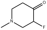 3-氟-1-甲基哌啶-4-酮 结构式