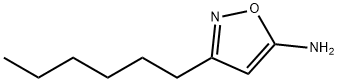 3-hexyl-1,2-oxazol-5-amine 结构式