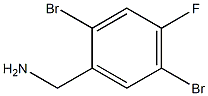 (2,5-dibromo-4-fluorophenyl)methanamine 结构式