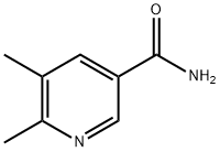 5,6-二甲基吡啶-3-甲酰胺 结构式