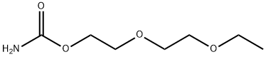 2-(2-ethoxyethoxy)ethyl carbamate 结构式