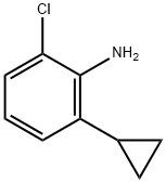 2-氯-6-环丙基苯胺 结构式