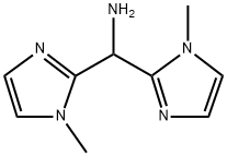 bis(1-methyl-1H-imidazol-2-yl)methanamine 结构式