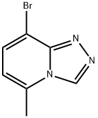 8-BROMO-5-METHYL-[1,2,4]TRIAZOLO[4,3-A]PYRIDINE 结构式