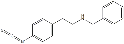 4-{[benzylamino]ethyl}benzeneisothiocyanate 结构式