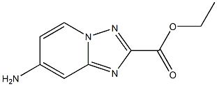 ethyl 7-amino-[1,2,4]triazolo[1,5-a]pyridine-2-carboxylate 结构式