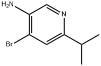 4-Bromo-3-amino-6-(iso-propyl)pyridine 结构式