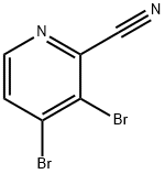 3,4-二溴吡啶腈 结构式