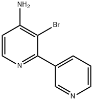 3-BROMO-2-(PYRIDIN-3-YL)PYRIDIN-4-AMINE 结构式