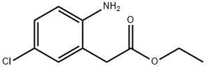 ethyl 2-(2-amino-5-chlorophenyl)acetate 结构式
