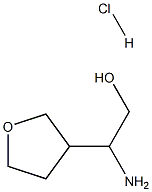 2-氨基-2-(噁戊环-3-基)乙烷-1-醇盐酸 结构式