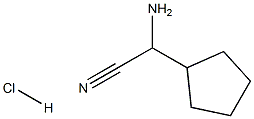 2-氨基-2-环戊基乙腈盐酸 结构式