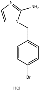 1-[(4-溴苯基)甲基]-1H-咪唑-2-胺盐酸 结构式