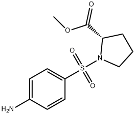 1-[(4-Aminophenyl)sulfonyl]-L-proline methyl ester 结构式
