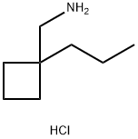 (1-丙基环丁基)甲胺盐酸盐 结构式