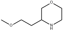 3-(2-甲氧基乙基)吗啉 结构式