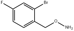 O-[(2-溴-4-氟苯基)甲基]羟胺 结构式