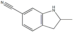 2-甲基二氢吲哚-6-腈 结构式