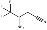 3-氨基-4,4,4-三氟丁腈 结构式