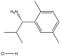 (S)-1-(2,5-二甲基苯基)-2-甲基丙-1-胺盐酸盐 结构式