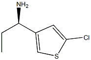 (R)-1-(5-chlorothiophen-3-yl)propan-1-amine 结构式