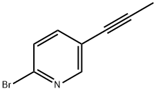2-溴-5-(丙-1-炔-1-基)吡啶 结构式