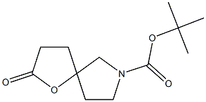 1-氧-7-N-BOC-氮螺[4,4]壬烷-2-酮 结构式