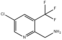 2-氨甲基-3-三氟甲基-5-氯吡啶 结构式