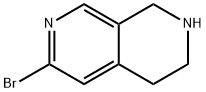 6-bromo-1,2,3,4-tetrahydro-2,7-naphthyridine 结构式