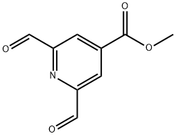 methyl 2,6-diformylisonicotinate 结构式