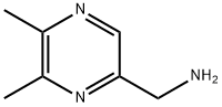 (5,6-二甲基吡嗪-2-基)甲胺 结构式