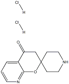 SPIRO[3H-PYRANO[2,3-B]PYRIDINE-2,4'-PIPERIDINE]-4-ONE DIHYDROCHLORIDE 结构式
