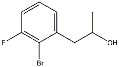 1-(2-bromo-3-fluorophenyl)propan-2-ol 结构式