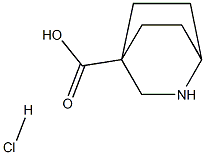 2-azabicyclo[2.2.2]octane-4-carboxylic acid hydrochloride 结构式