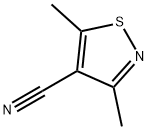 3,5-二甲基-4-异噻唑腈 结构式