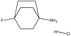 4-fluorobicyclo[2.2.2]octan-1-amine hydrochloride 结构式
